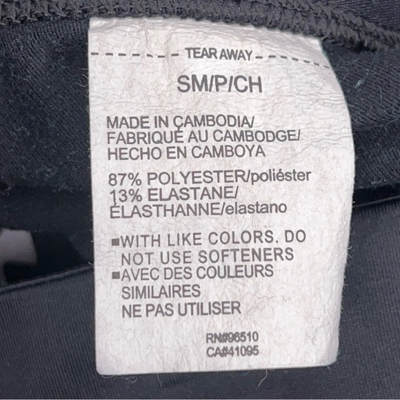 Small Under Armour Black Leggings Athletic Activewear Stretch Pull On Classic - Picture 11 of 11